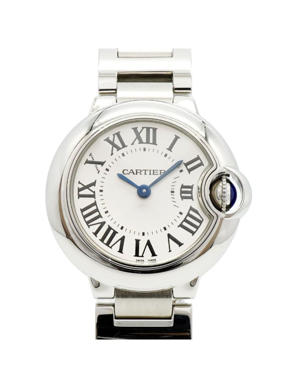 Cartier Ballon Blue SM Silver Dial Watch